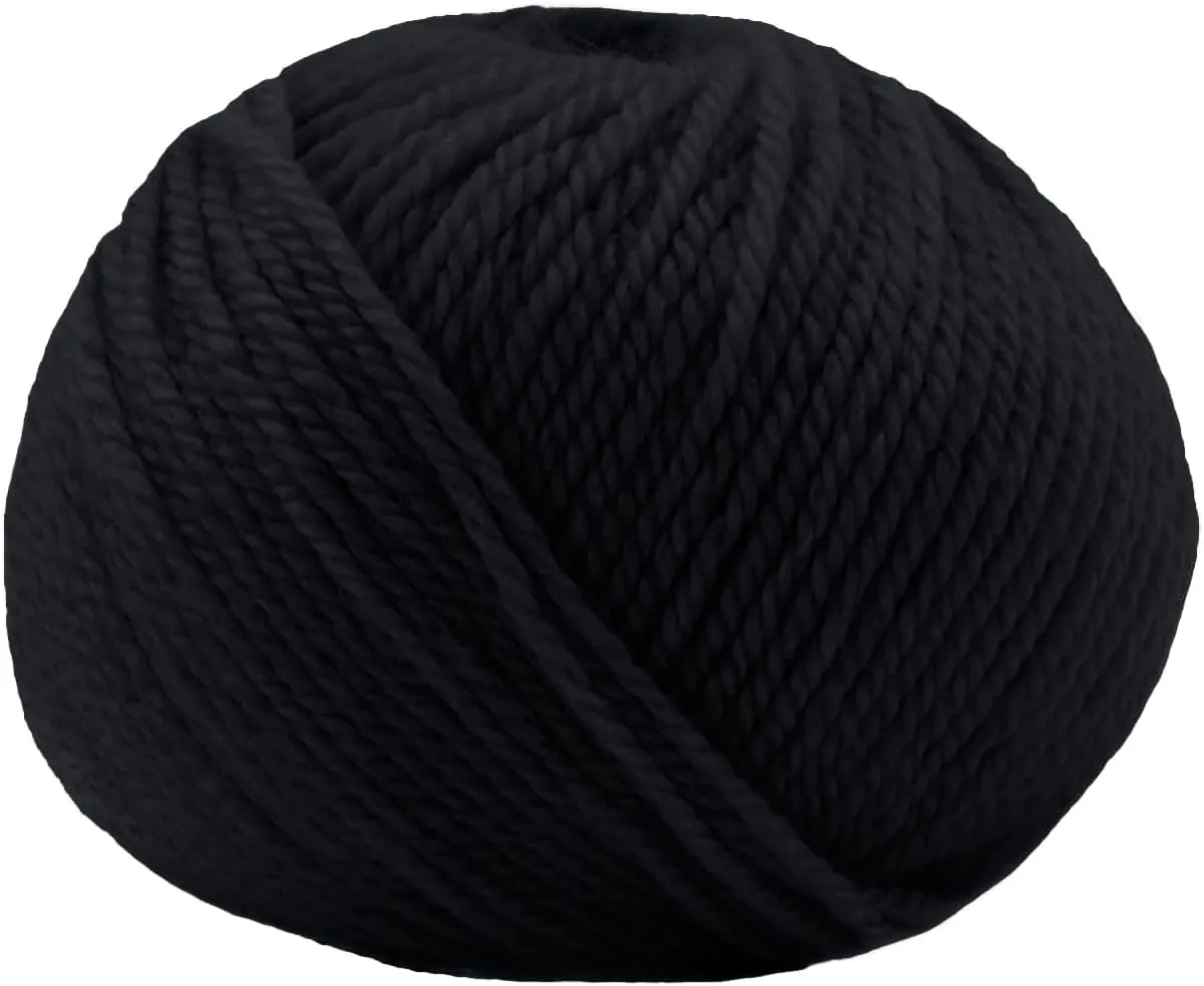 10-Pack 100% Cashmere Yarn for Knitting and Crochet, Lana Gatto Luxury Prestige Line, 250 gr. 750 mt, 9 oz 820 yds (Black - 1500, 10)