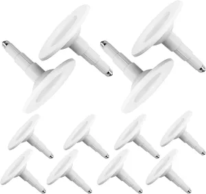 12 Pack 5/6 Inch LED Can Lights Adjustable Recessed Retrofit Downlight,800lm 3000K Warm White, Dimmable,ETL Damp Rated Replacement Recessed Lighting Install,E26 Base,Flat Trim.