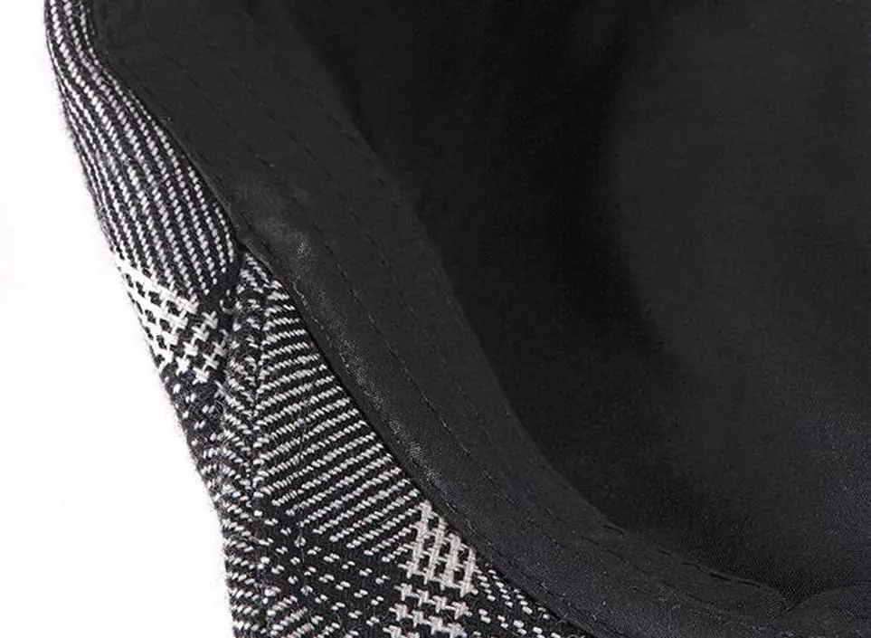 2 Pack Men's Cotton Flat Cap Ivy Gatsby Newsboy Hat