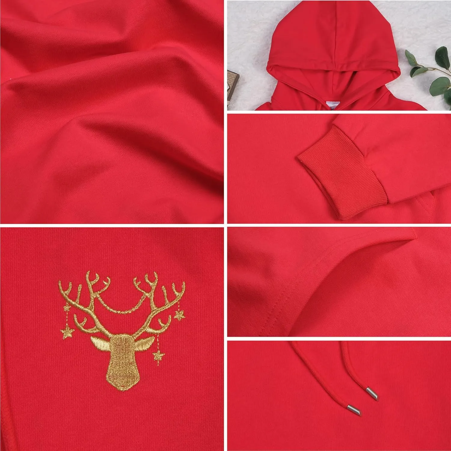 2025 Embroidered Christmas Sweatshirt for Women Long Sleeve Crewneck Pullover Casual Graphic Sweaters Top
