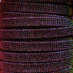 5 mm flat mardi gras iridescent fabric