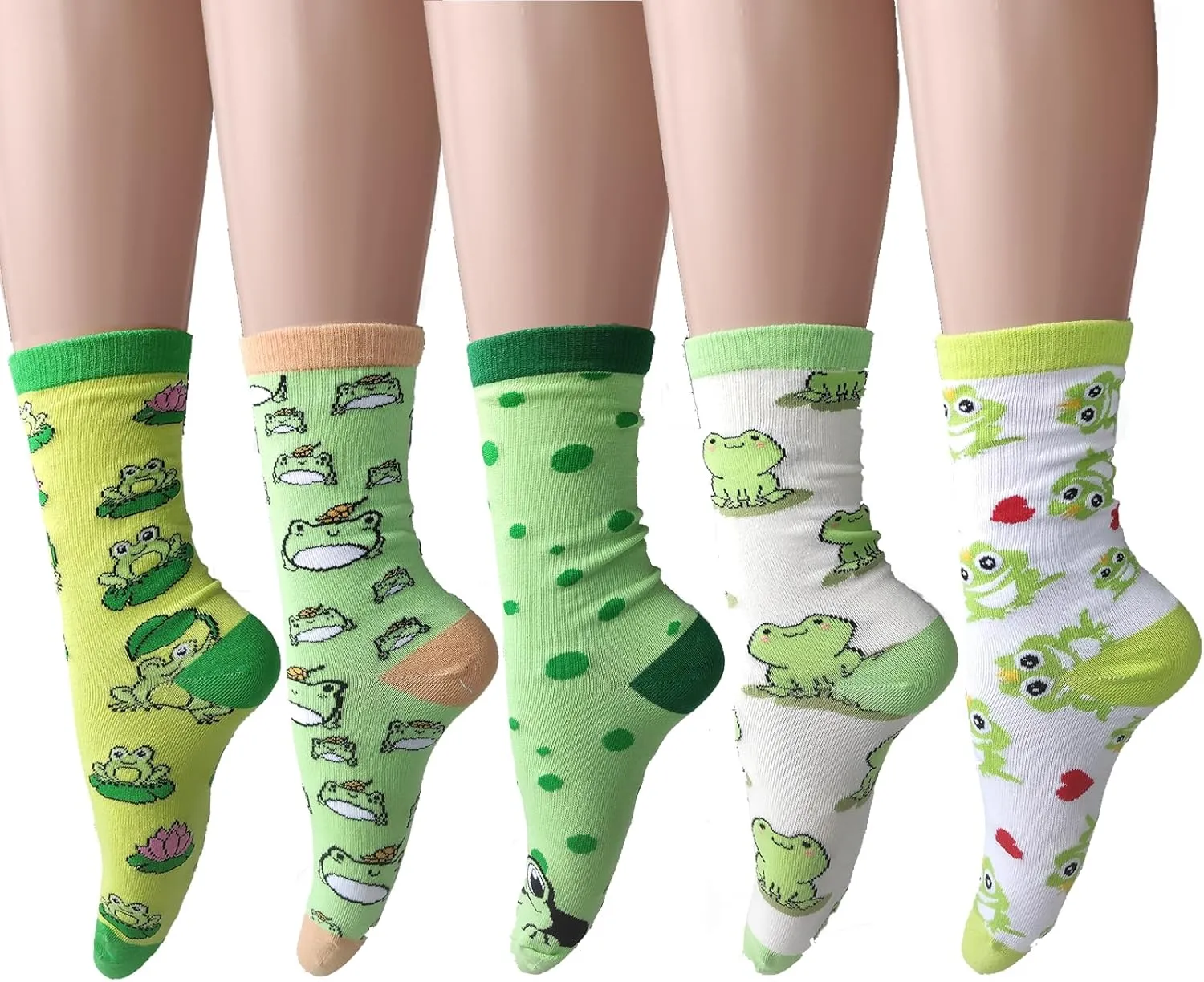 5 Pairs Cute Socks Set Gifts For Women Men,Funny Novelty Crew Casual Sock
