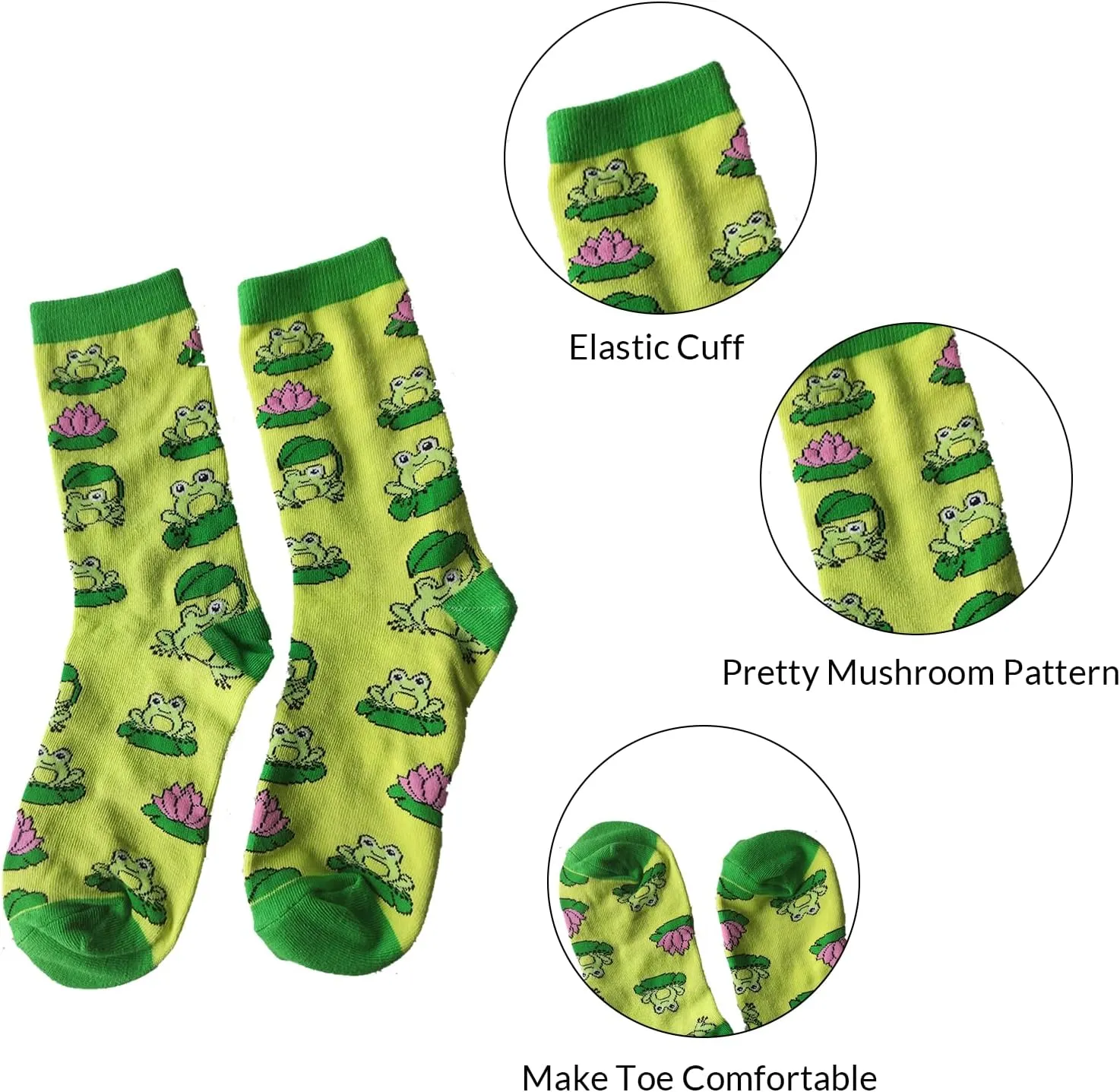 5 Pairs Cute Socks Set Gifts For Women Men,Funny Novelty Crew Casual Sock