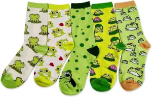 5 Pairs Cute Socks Set Gifts For Women Men,Funny Novelty Crew Casual Sock