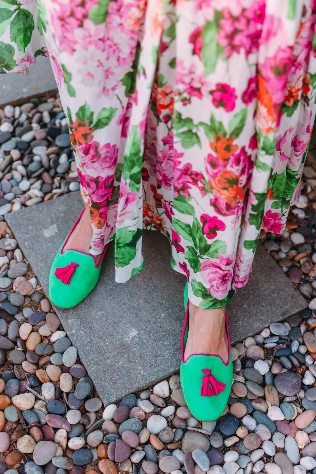 Acid Kiwi-Fancy Tasselloafer Klassik