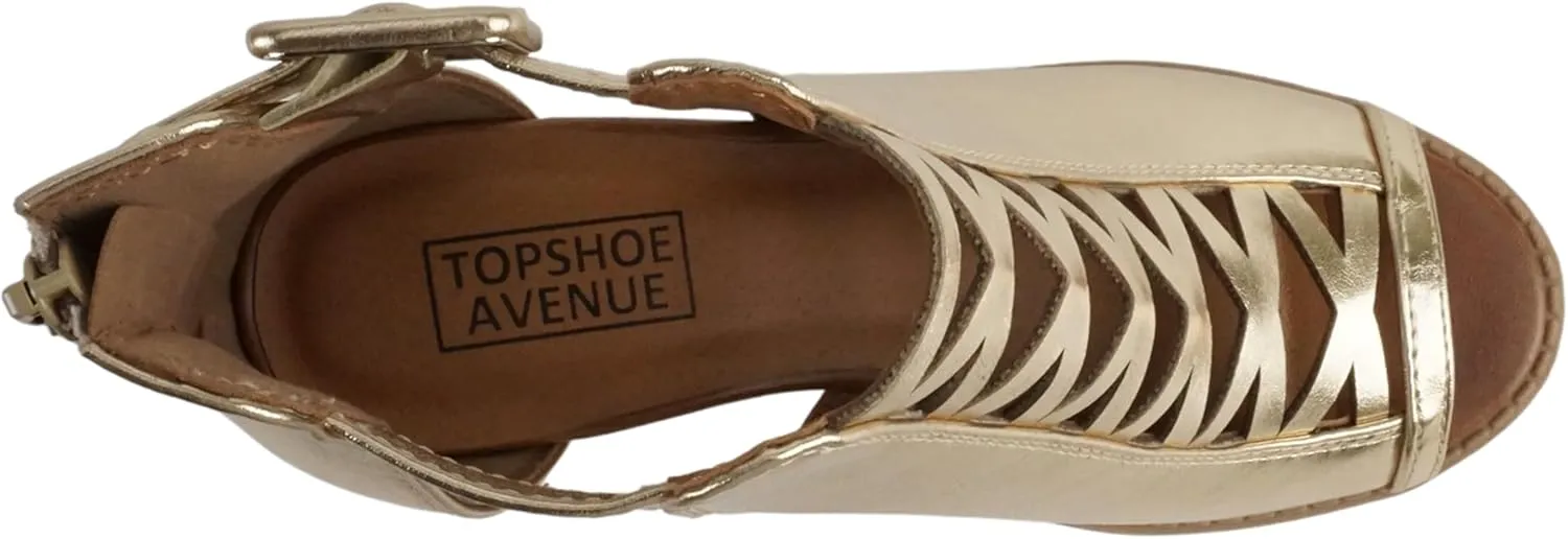 Adele ~ Womens Fahsoin Open Toe Ankle Strap Heeled Sandals