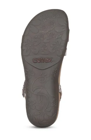Aetrex Snake Gabby Adjustable Quarter Strap Women's Shoes SE269