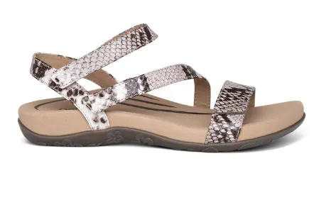 Aetrex Snake Gabby Adjustable Quarter Strap Women's Shoes SE269
