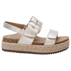 Aetrex Women's Vania Cork Platform Sandal Champagne