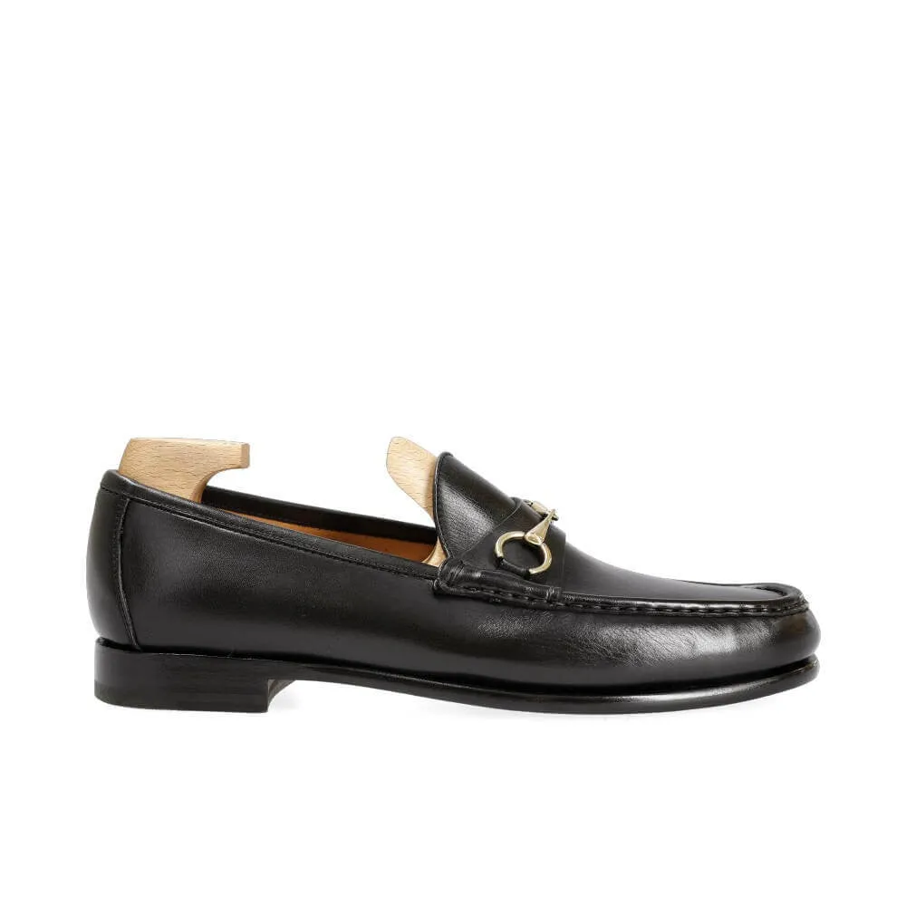 Arlo Black Horsebit Loafer
