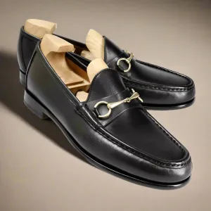 Arlo Black Horsebit Loafer