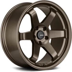Avid.1 AV-06 Flat Bronze 17x8 5x114.3  35 Offset Wheel JDM TE37 Style