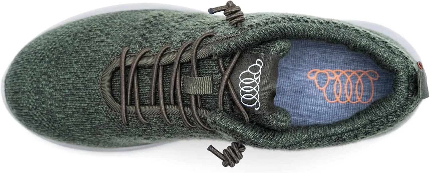 Belmont Unisex Merino Wool Footwear - Slip-On or Lace-Up Sneaker for Comfort, Support, Lightweight, Soft, Moisture Wicking, and Breathability