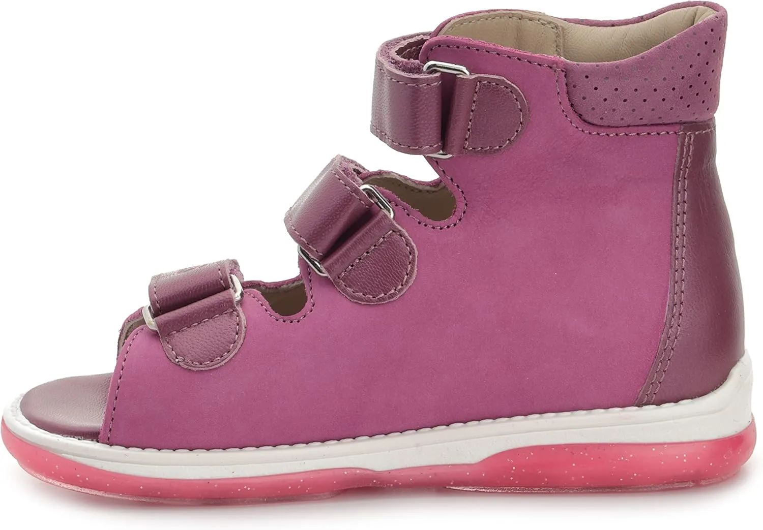 Betti Corrective Orthopedic High-Top AFO Leather Sandal