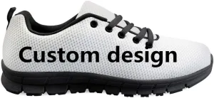 Bigcardesigns Womens Lightweight Athletic Fashion Sneaker Jogging Running Sports Shoes Colorful Floral Design