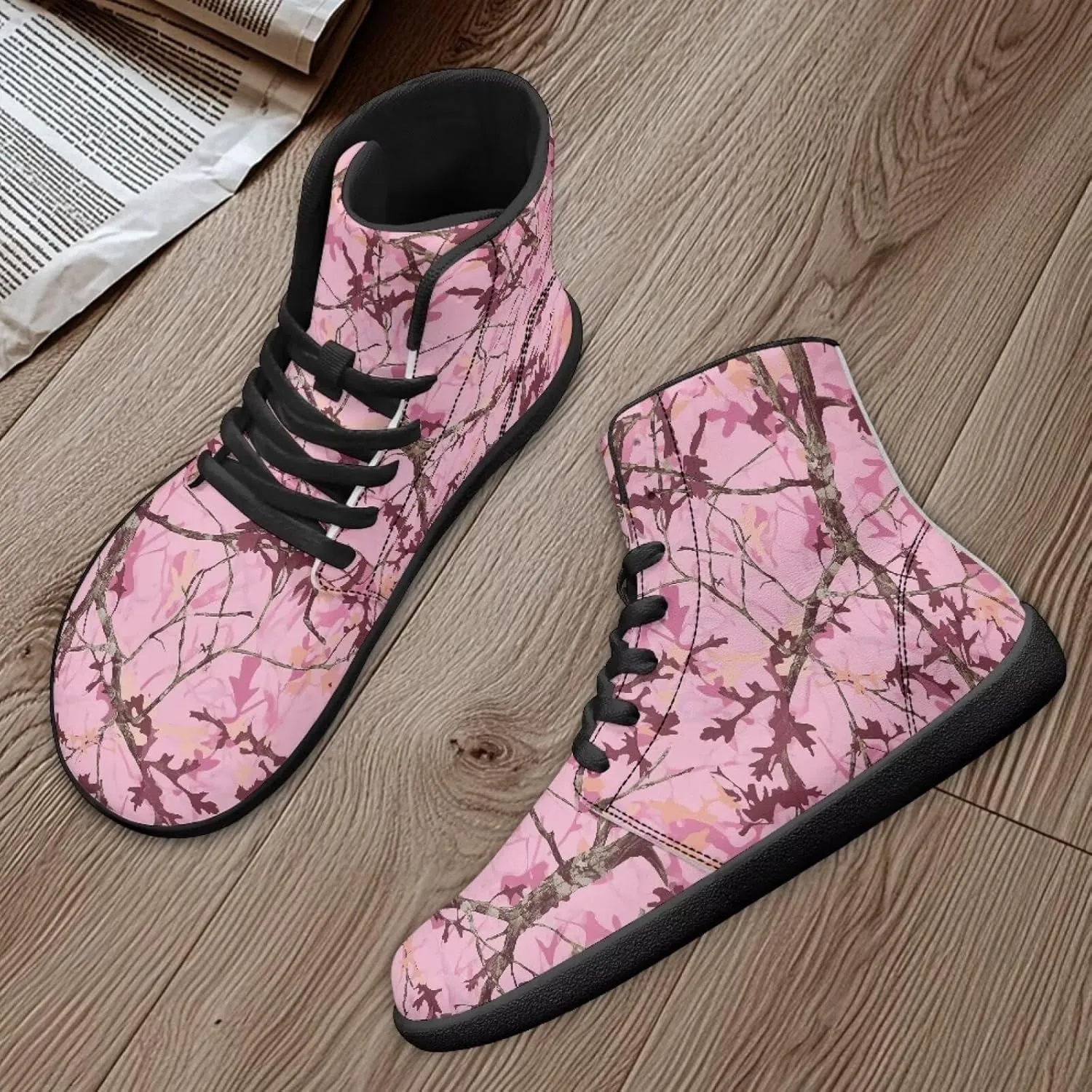 Binienty Women Men High Top Minimalist Barefoot Shoes Zero Drop Sole Outdoor Ankle Boot Shoes