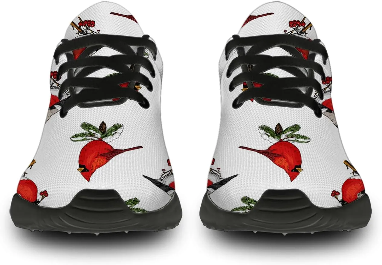 Bird Print Shoes for Men Women Lightweight Comfort Running Tennis Walking Sneakers Bird Lover Gifts for Him Her