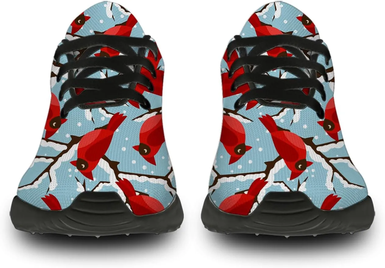 Bird Print Shoes for Men Women Lightweight Comfort Running Tennis Walking Sneakers Bird Lover Gifts for Him Her