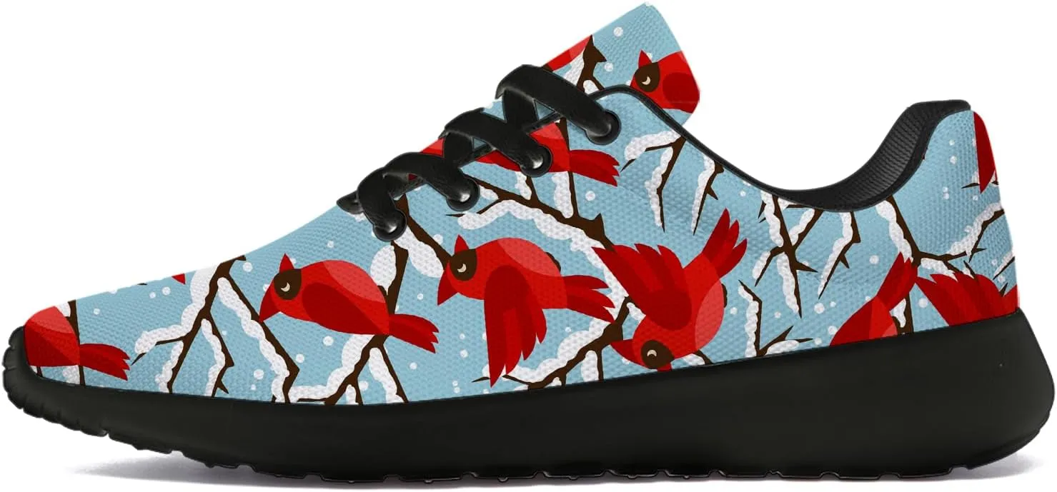 Bird Print Shoes for Men Women Lightweight Comfort Running Tennis Walking Sneakers Bird Lover Gifts for Him Her