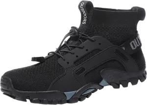 BORAMAX Men's Running Shoes Non Slip Athletic Tennis Walking Type Sneakers Hip Hop Men Walking Running Sneakers Shoe