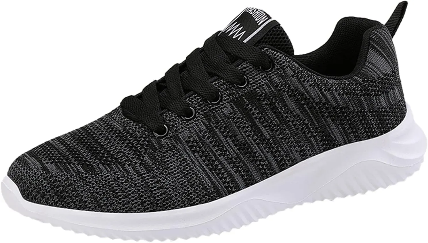BORAMAX Trainers Mens Running Shoes Tennis Fashion Sneakers Athletic Slip On Walking Gym Lightweight Breathable Shoes