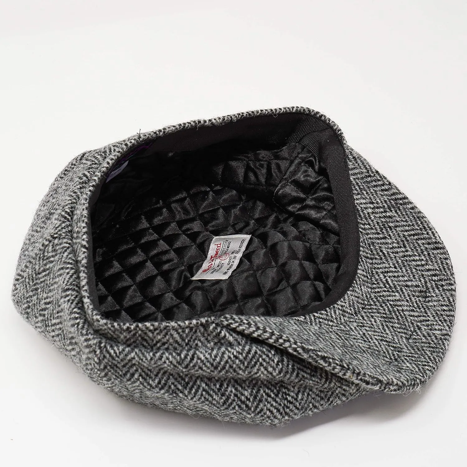 Borges & Scott Lomond Newsboy Cap - 100% Handwoven Wool - Harris Tweed - Water Resistant
