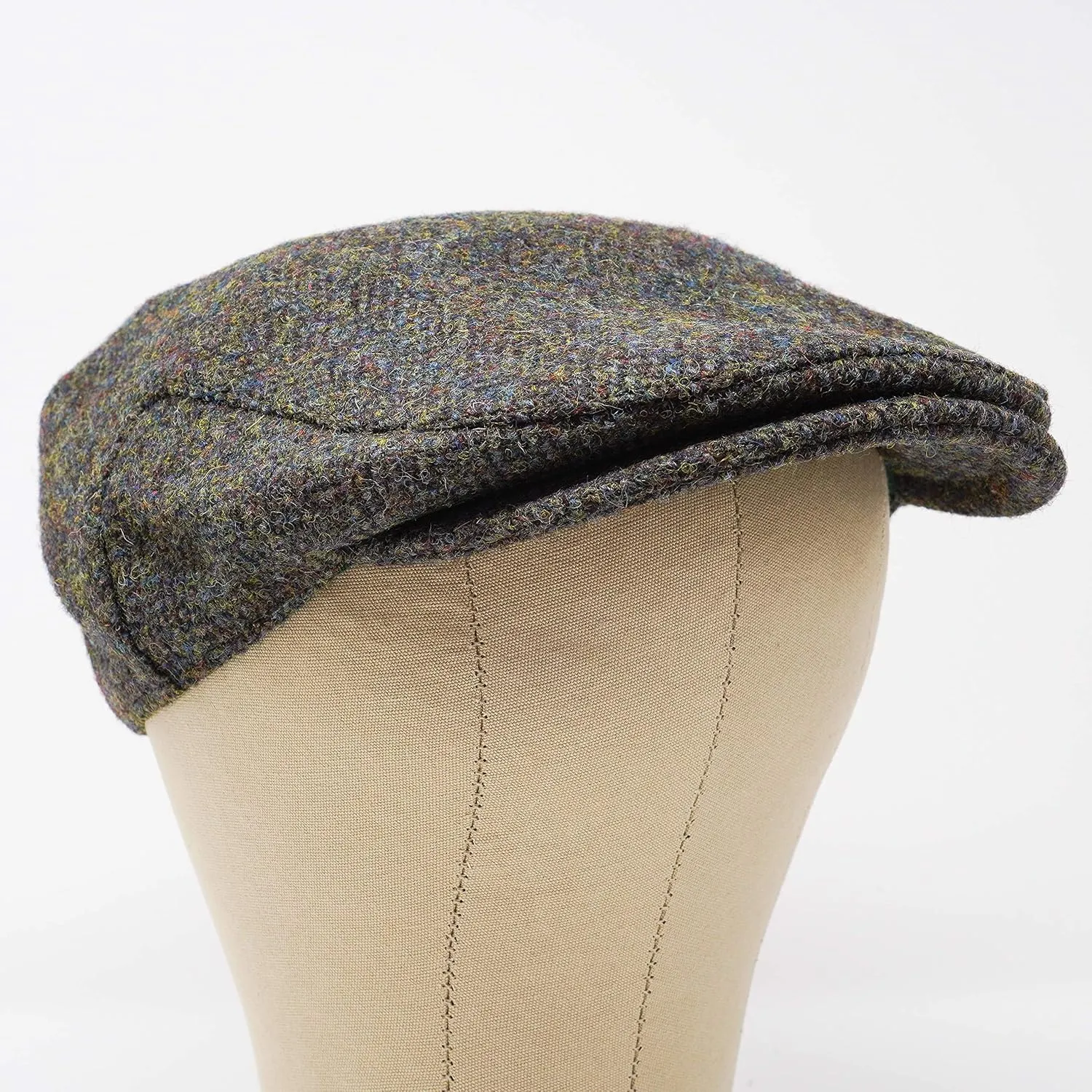 Borges & Scott Nevis Flat Cap - 100% Handwoven Wool – Harris Tweed – Water Resistant