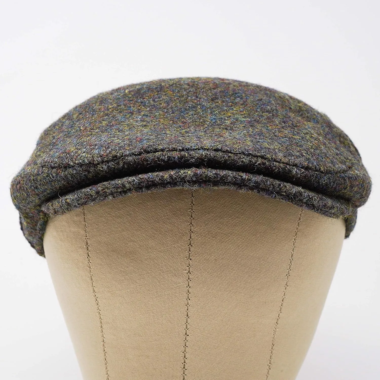 Borges & Scott Nevis Flat Cap - 100% Handwoven Wool – Harris Tweed – Water Resistant