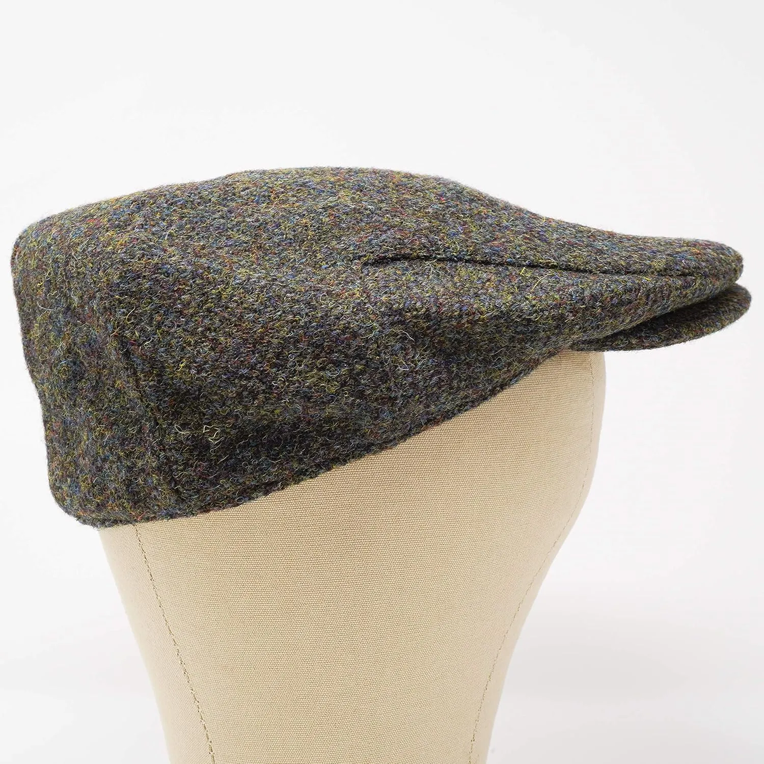 Borges & Scott Nevis Flat Cap - 100% Handwoven Wool – Harris Tweed – Water Resistant