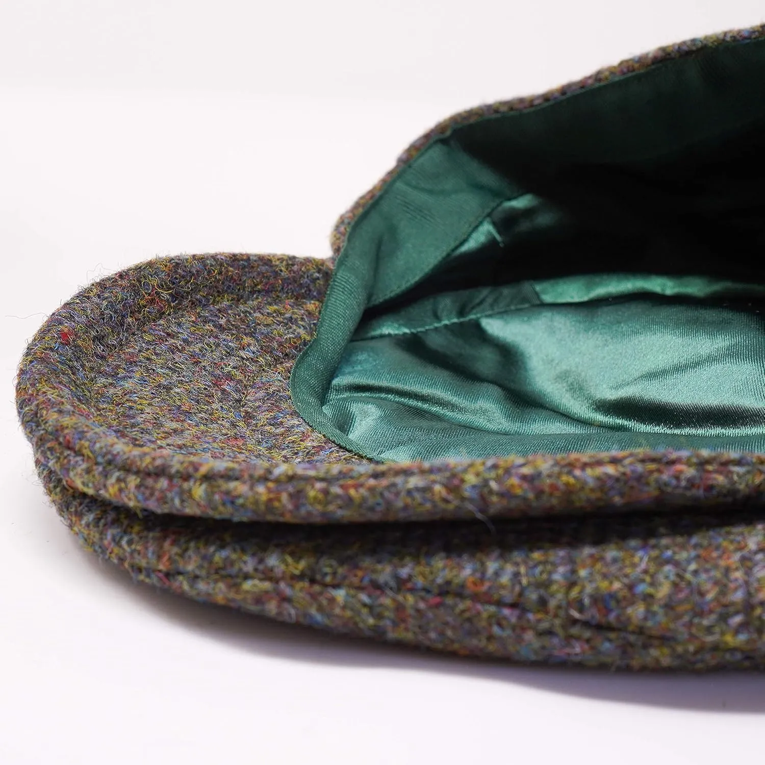 Borges & Scott Nevis Flat Cap - 100% Handwoven Wool – Harris Tweed – Water Resistant