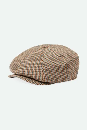 Brixton Brood Snap cap In Sand/Light blue