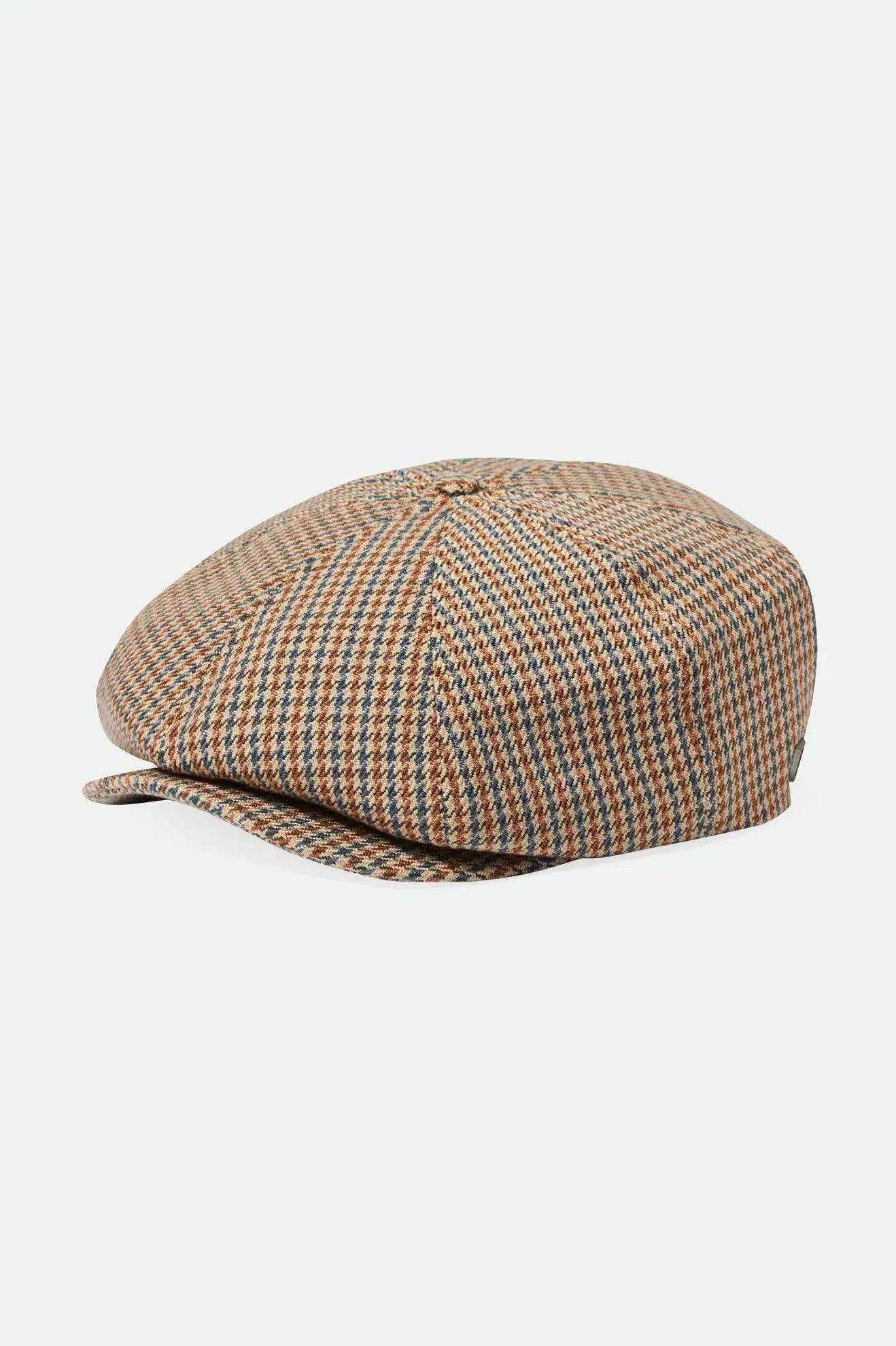 Brixton Brood Snap cap In Sand/Light blue