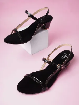 Buckle Strap Block Heel