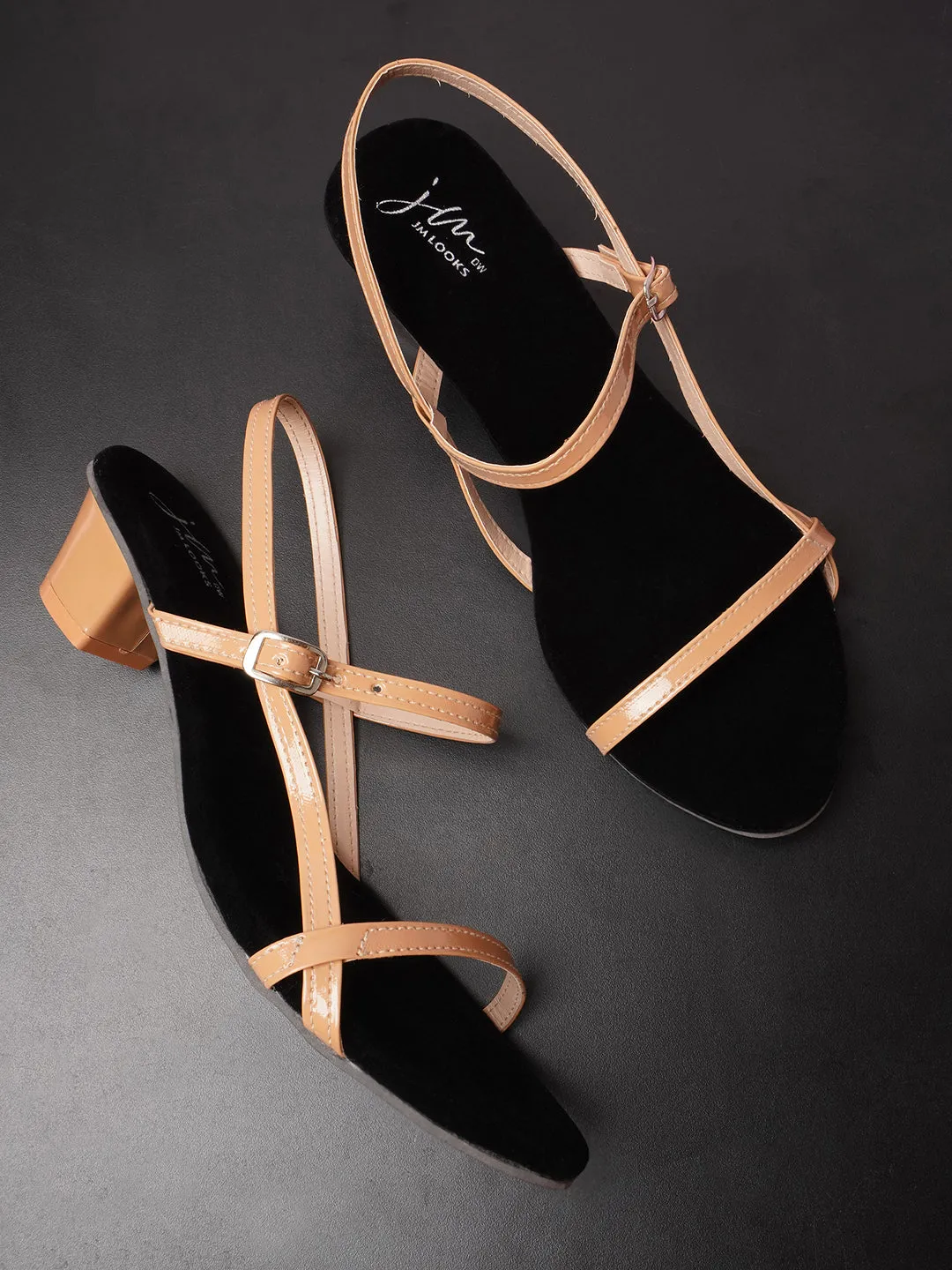 Buckle Strap Block Heel