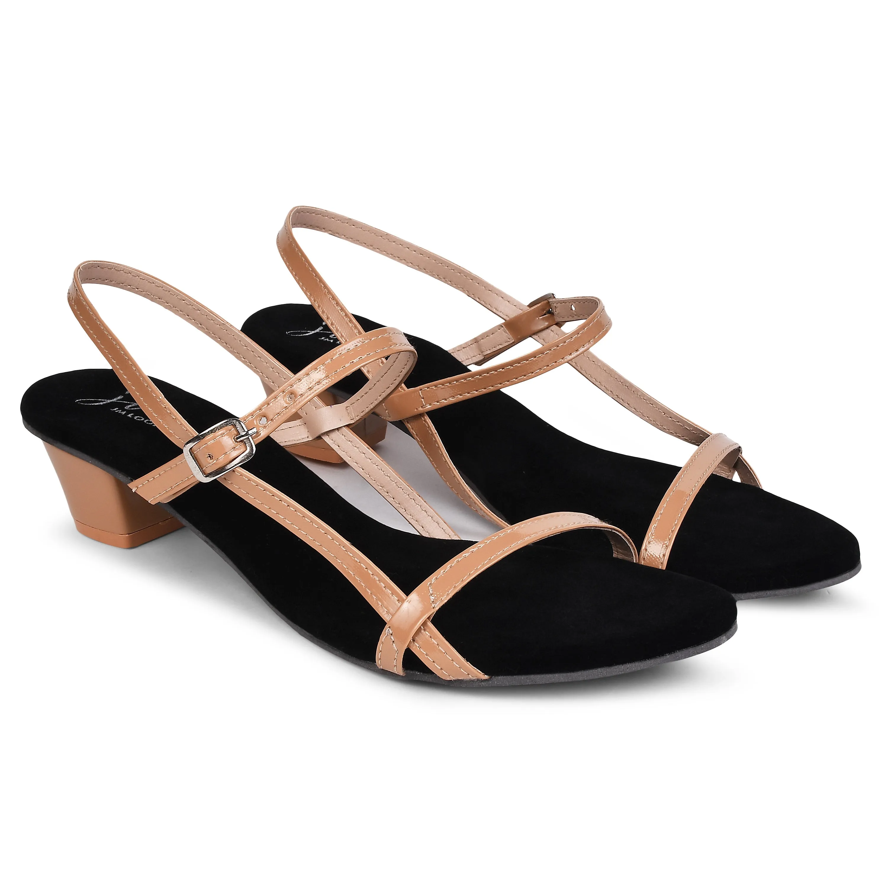 Buckle Strap Block Heel