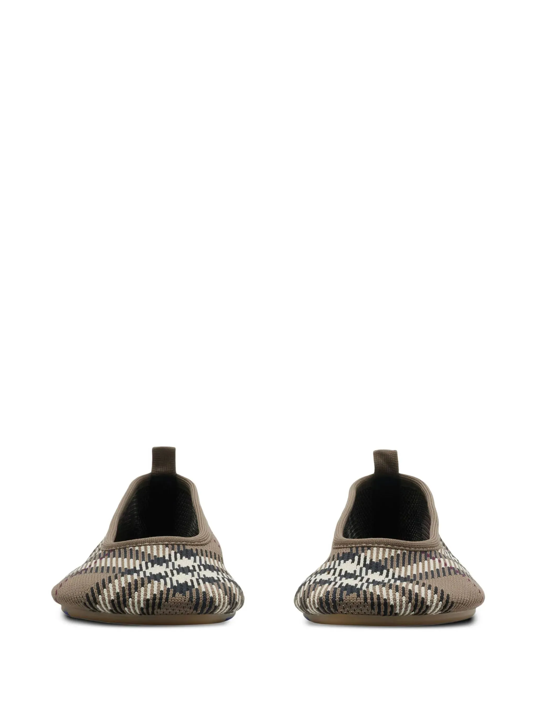 Burberry Light Brown Check Plant Shoes