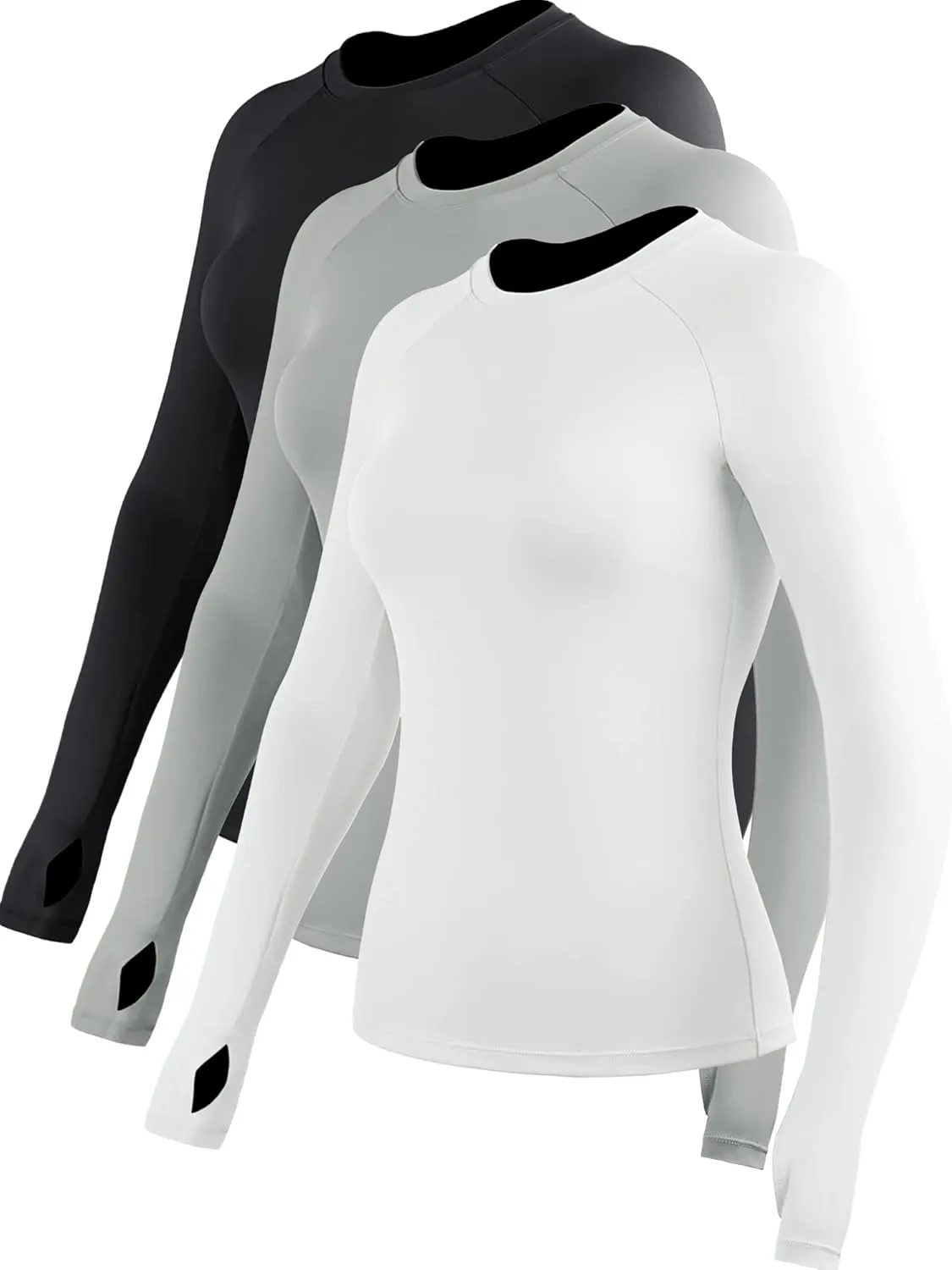 CADMUS Quick-Drying Running Long Sleeve Shirt for Women Workout Shirts