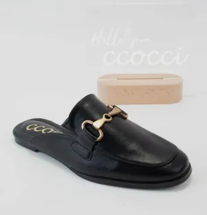 CCOCCI Eileen Bronze Horsebit Loafer Mule