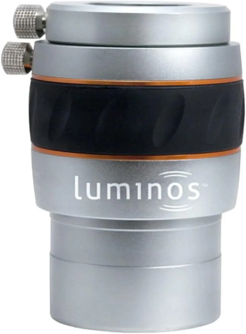 Celestron 93436 2 Inch Luminous 2.5X Barlow Lens, Silver