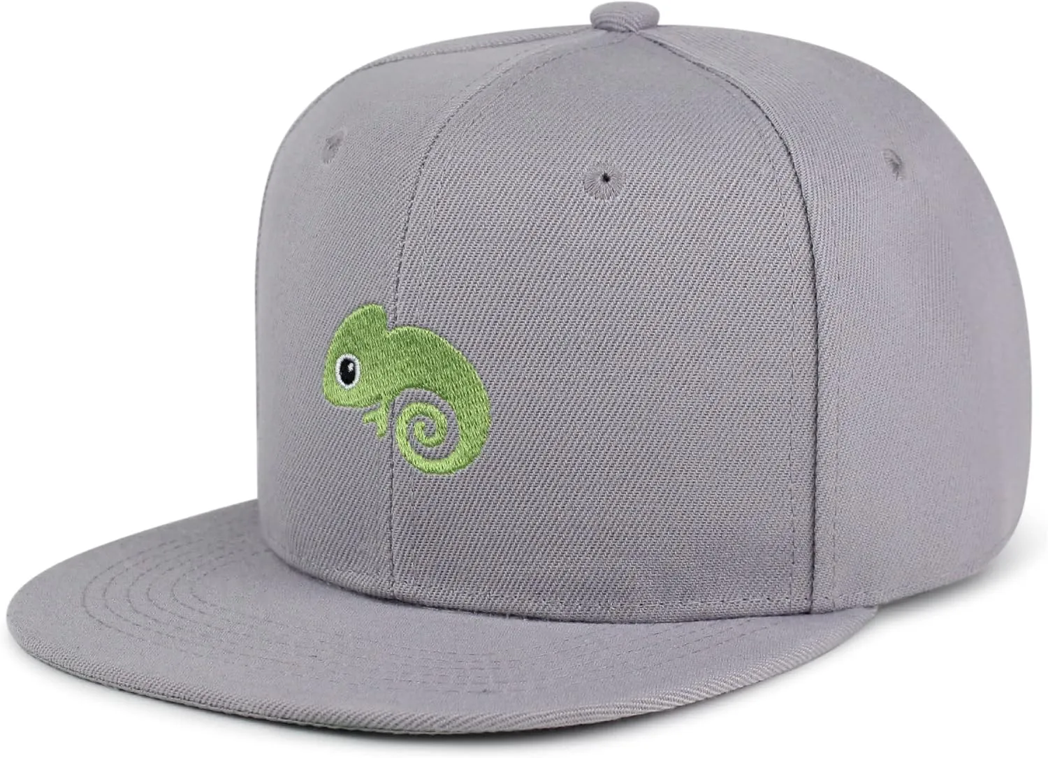 Chameleon Hip-Hop Snapback Hat Embroidered Baseball Cap Amazon Jungle
