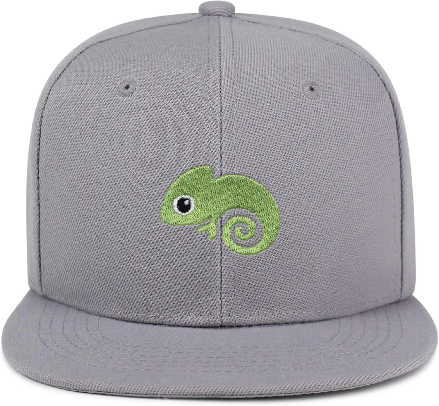 Chameleon Hip-Hop Snapback Hat Embroidered Baseball Cap Amazon Jungle
