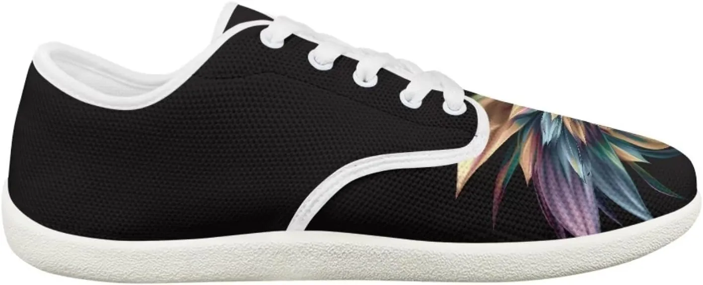 chaqlin Low Cut Tennis Shoes for Women Fashion Running Walking Slip On Sneakers Classic Lace-up Flat Shoe