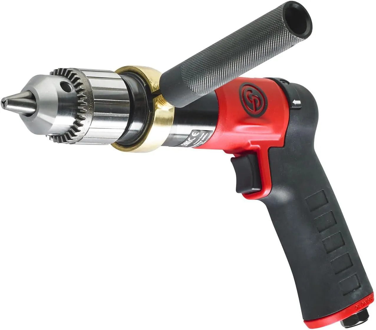 Chicago Pneumatic CP9789C - Air Power Drill, 1/2 Inch (13 mm), Keyed Chuck, Pistol Handle, 0.47 HP / 350 W, Stall Torque 10.3 ft. lbf / 14 NM, 840 RPM, Hand Drill, Power Tools & Home Improvement