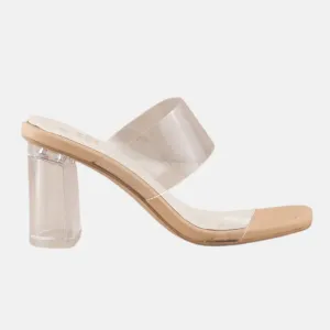 Clear Strap Heel