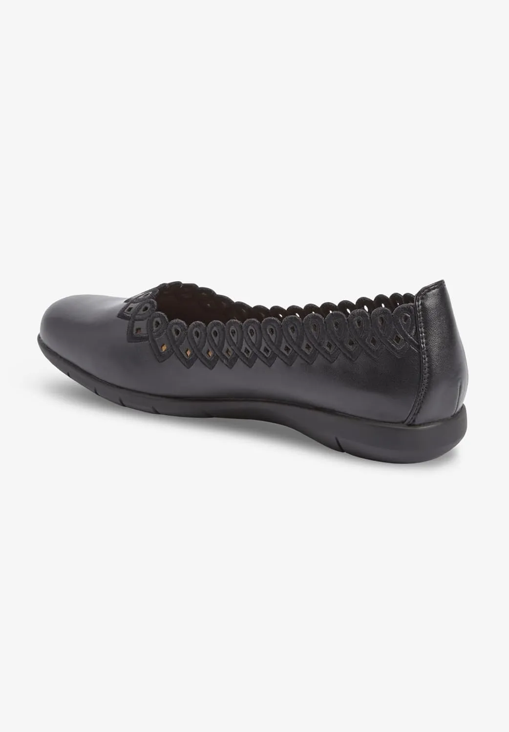 Comfortview Women's The Vivi Slip On Flat (Wide Widths Available)