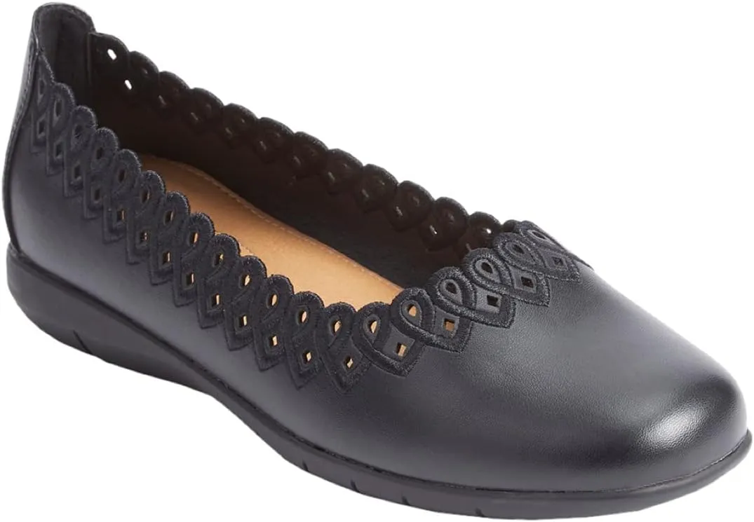 Comfortview Women's The Vivi Slip On Flat (Wide Widths Available)