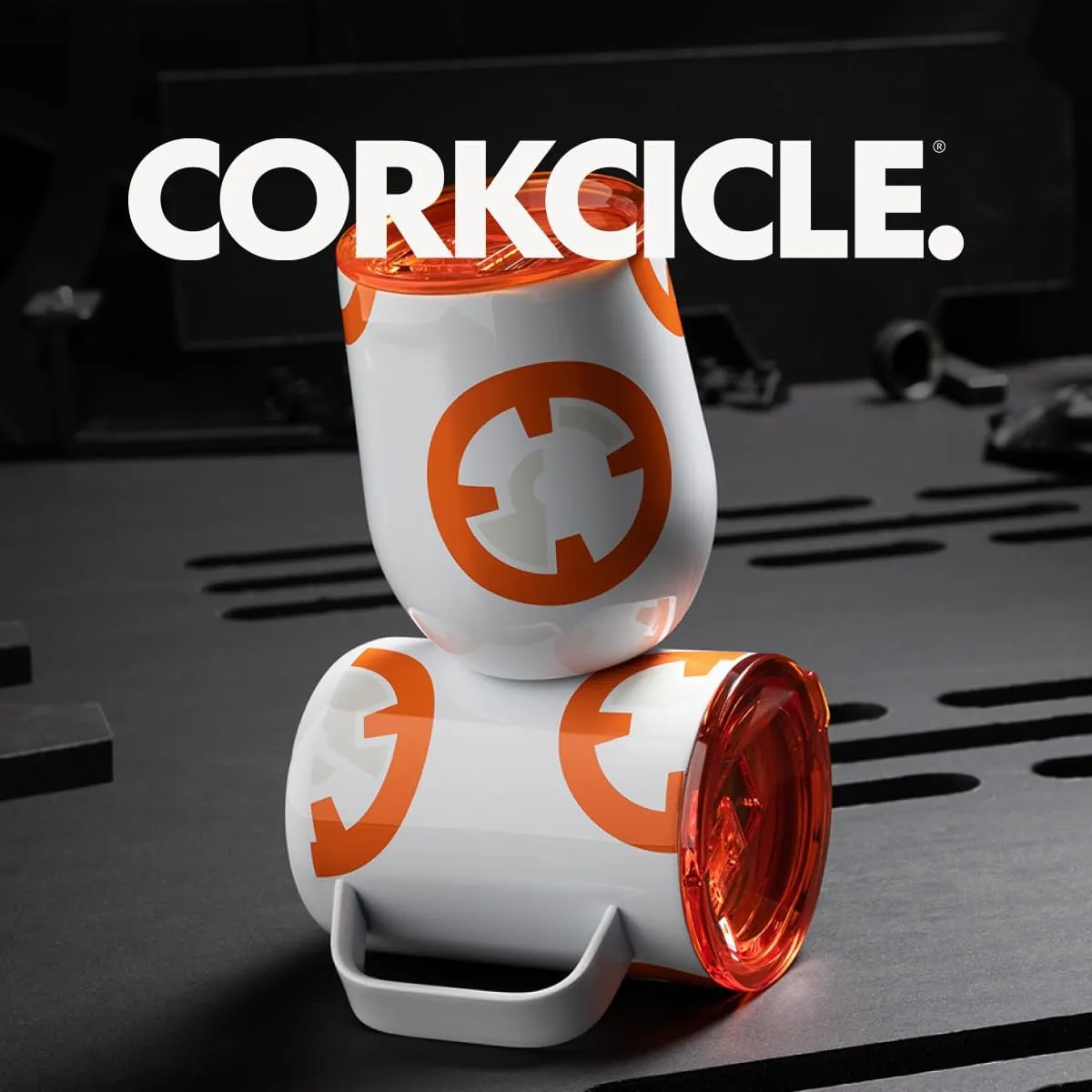 Corkcicle Coffee Mug - Triple-Insulated Stainless Steel Cup with Handle, 16 oz, Star Wars - BB-8
