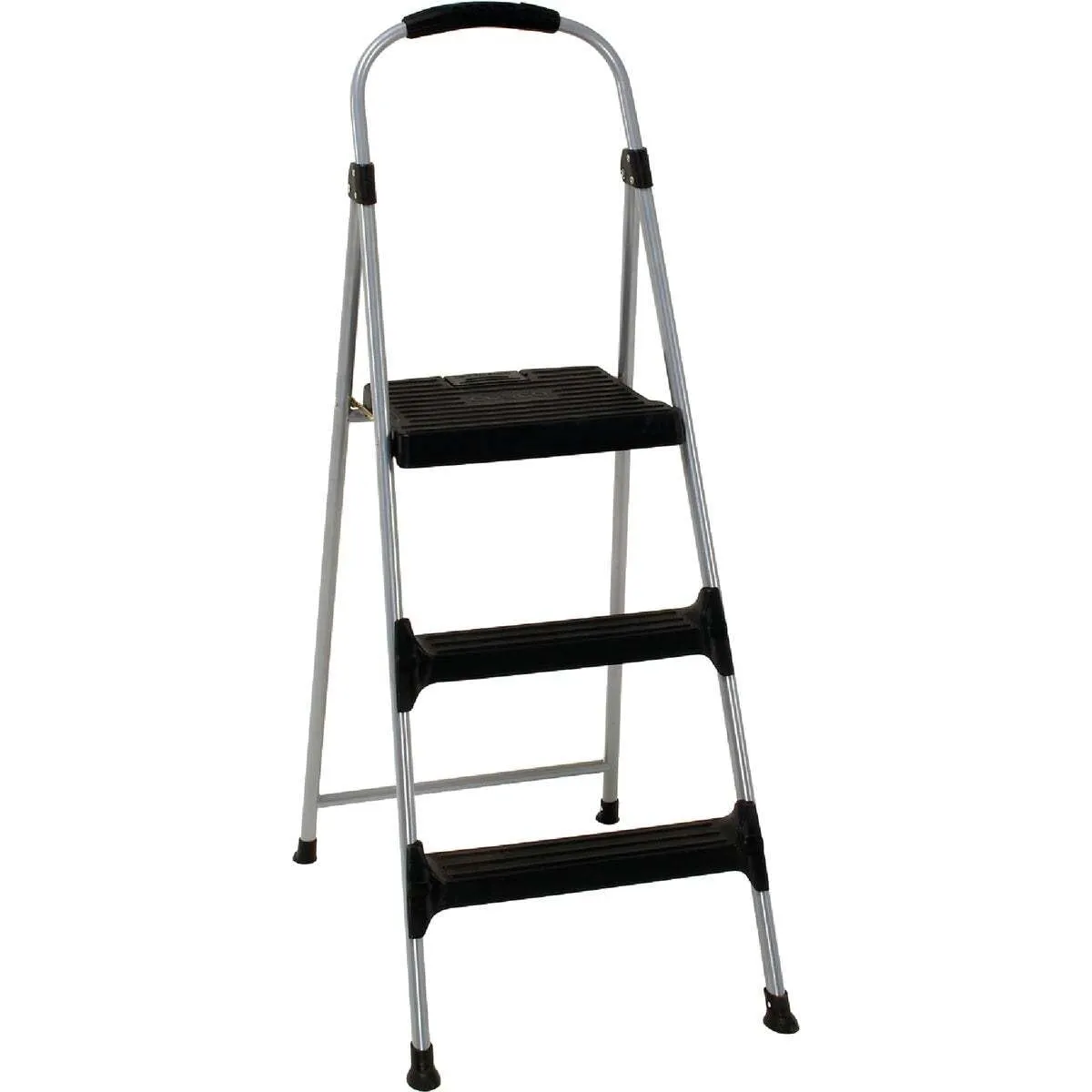 Cosco 11410PBL2 Signature Series Three Step Steel Step Stool with Plastic Steps