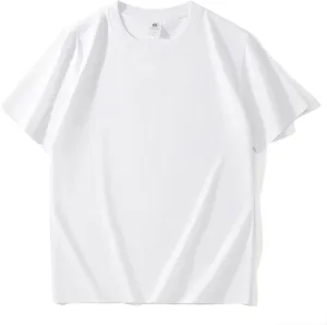Cotton T-Shirts Womens T Shirts Plain Tops T Shirt for Men Crew Neck Tshirts Lay-Flat Collar Tshirts Classic S - 4XL