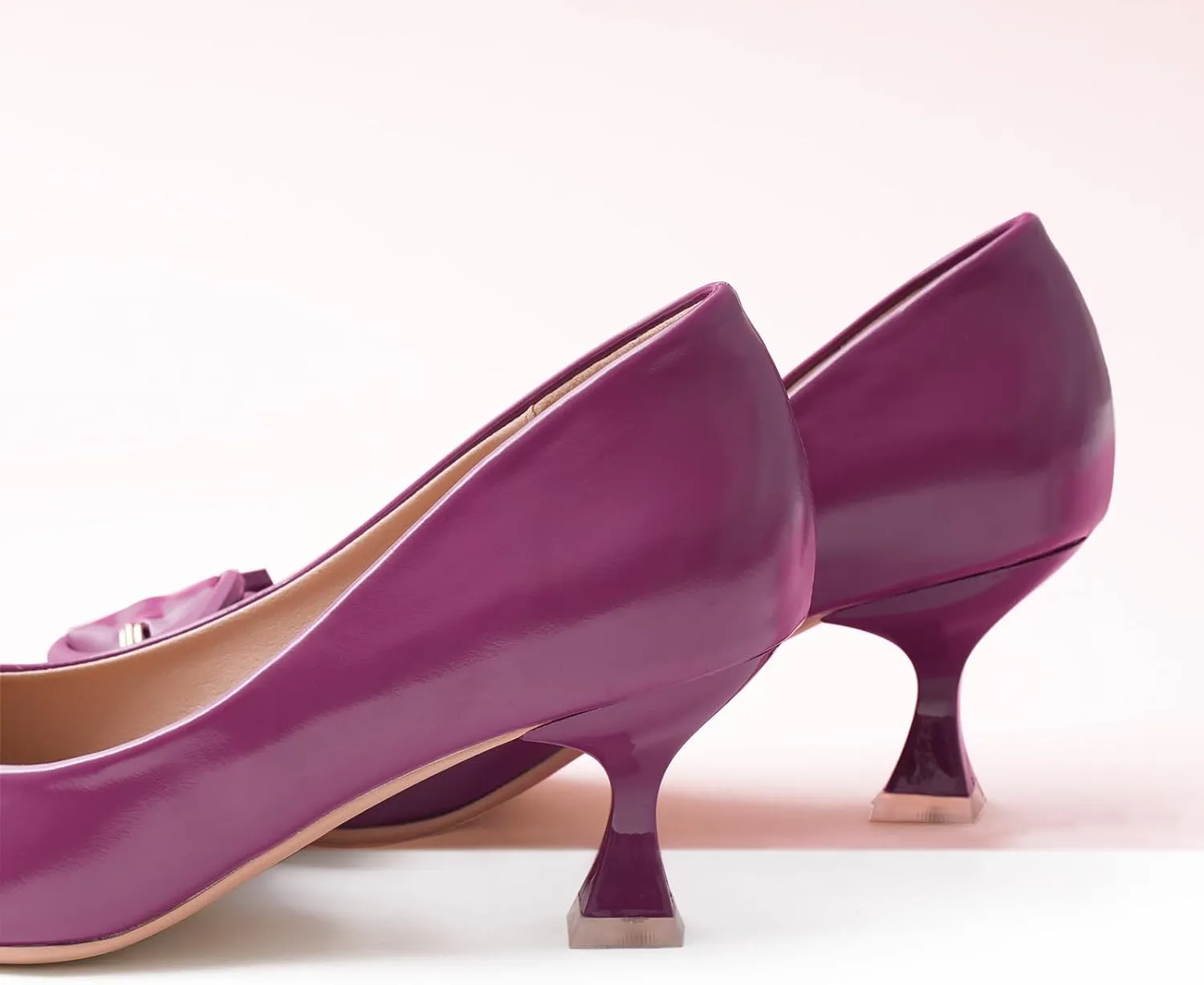 C.Paravano Women's Pumps | Low Heel Designer Shoes | Kitten Heels Womens Short Heels | Leather Pumps